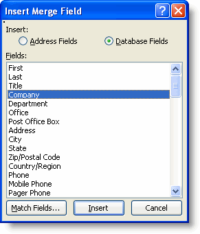 Mail merge with labels word 2010